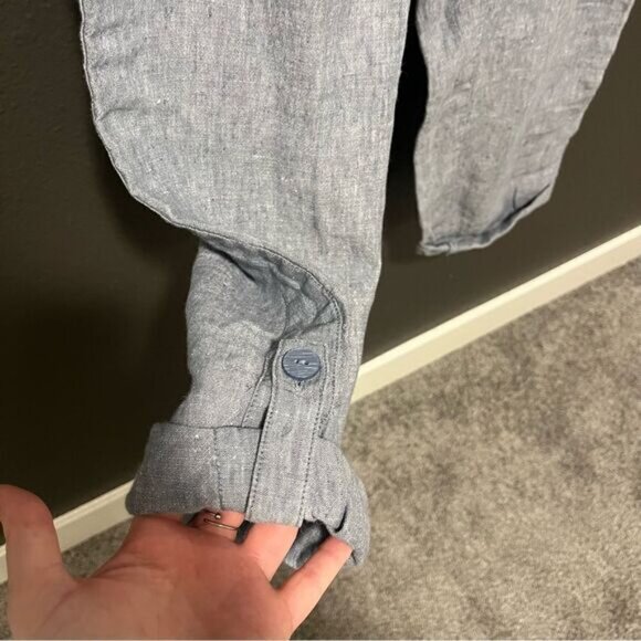 J. Jill, Pure Jill, Linen Roll Tab Pants - Picture 7 of 12